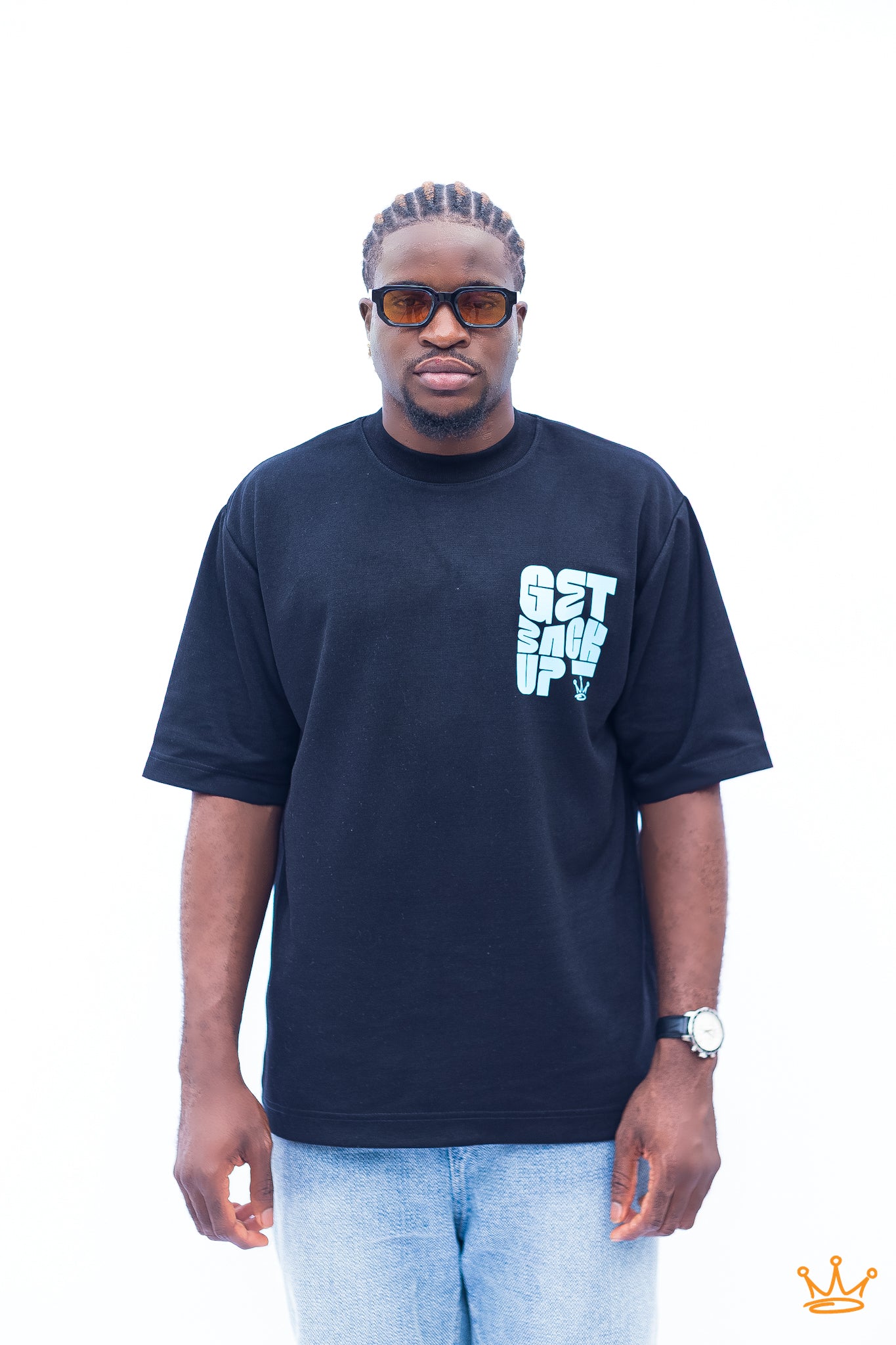 Unisex Get Back Up T-Shirt (Black)