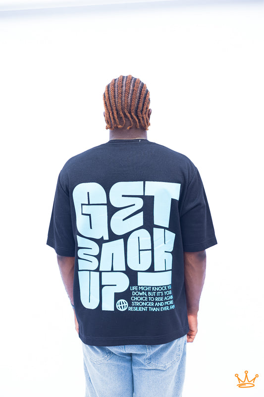 Unisex Get Back Up T-Shirt (Black)