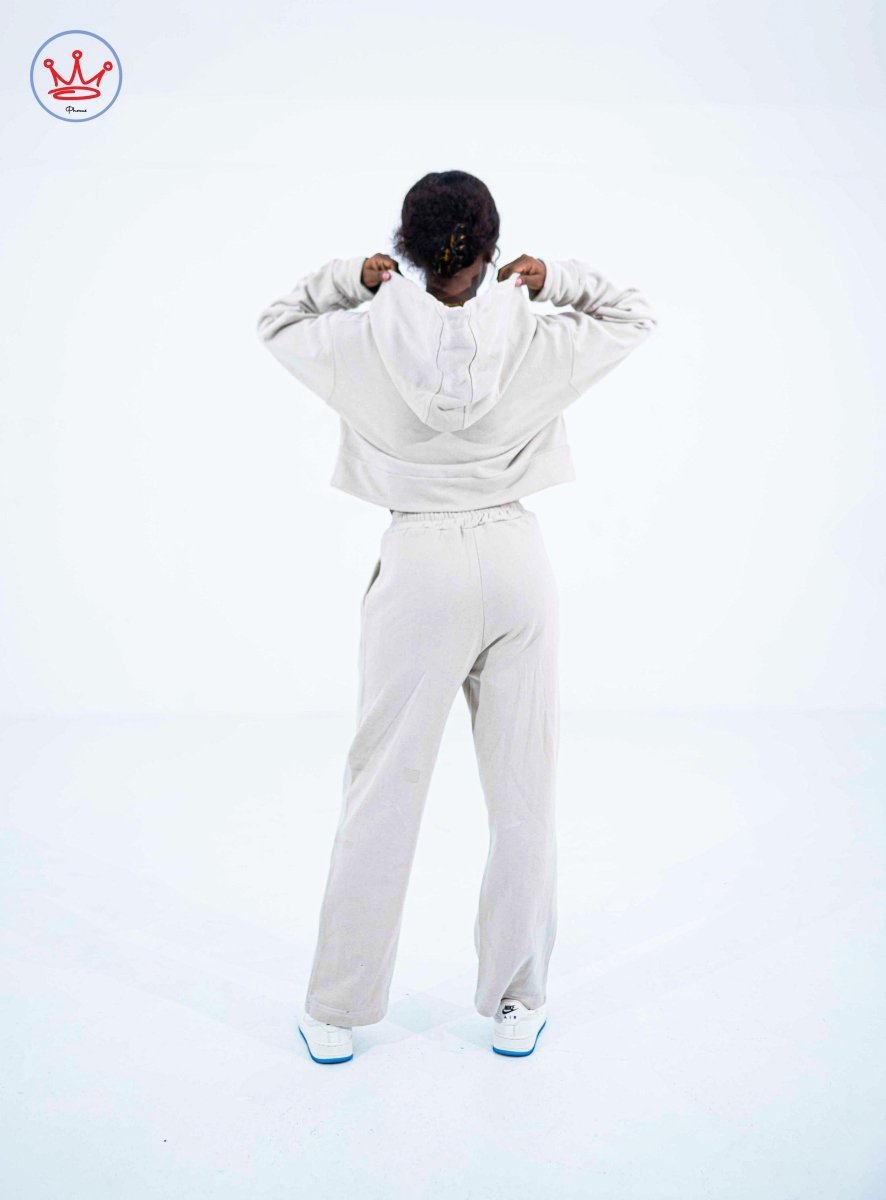 Cropped Zipped Hoodie & Jogger Set - PhocusByTimmy - PhocusByTimmy