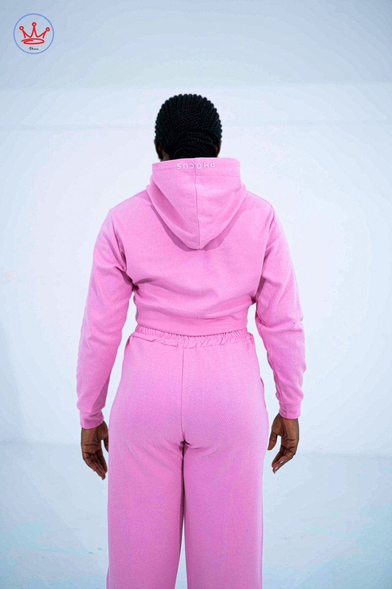 Royalty Cropped Hoodie & Jogger Set - PhocusByTimmy - PhocusByTimmy