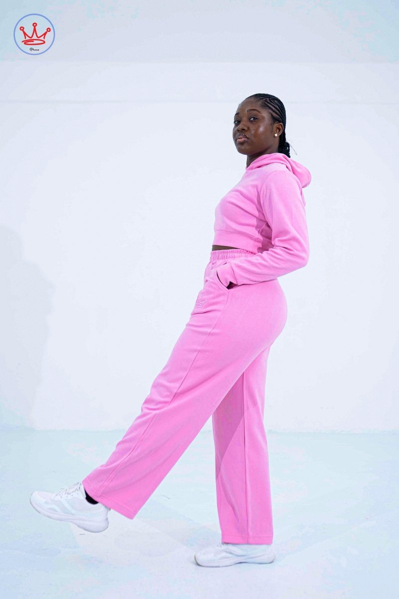 Royalty Cropped Hoodie & Jogger Set - PhocusByTimmy - PhocusByTimmy