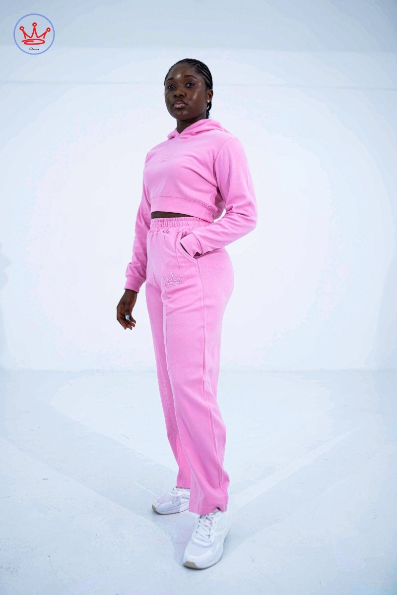 Royalty Cropped Hoodie & Jogger Set - PhocusByTimmy - PhocusByTimmy