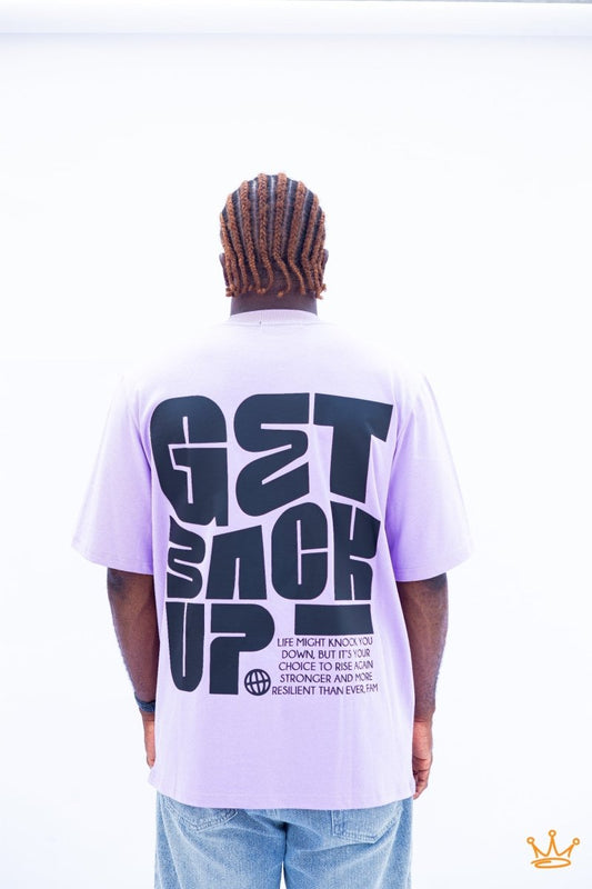 Unisex Get Back Up T-Shirt (Lilac) - PhocusByTimmy - PhocusByTimmy