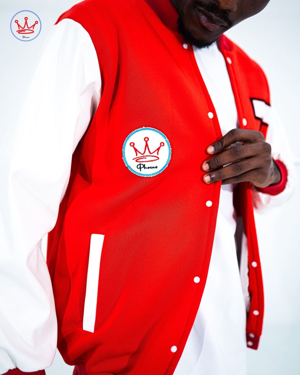 Unisex Leather Sleeve Varsity Jacket - PhocusByTimmy - PhocusByTimmy